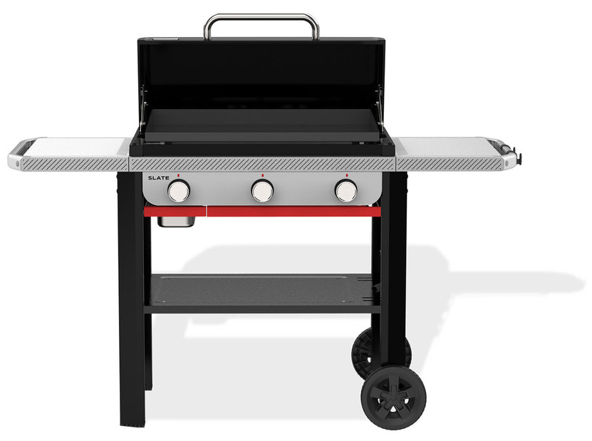 Weber Slate Rust-Resistant Griddle Liquid Propane Gas 28-Inch in Black