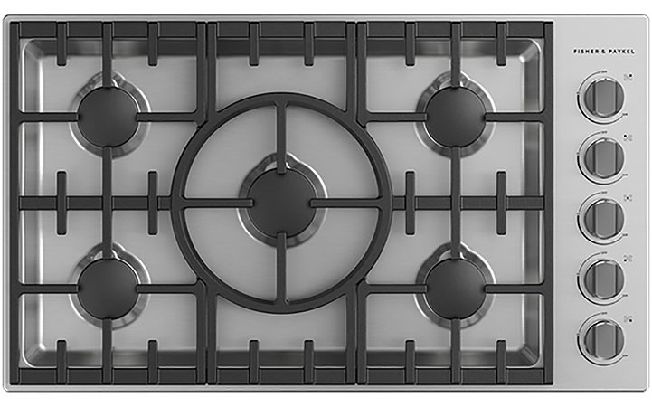 Fisher  Paykel Series 9 36 Stainless Steel Natural Gas Cooktop