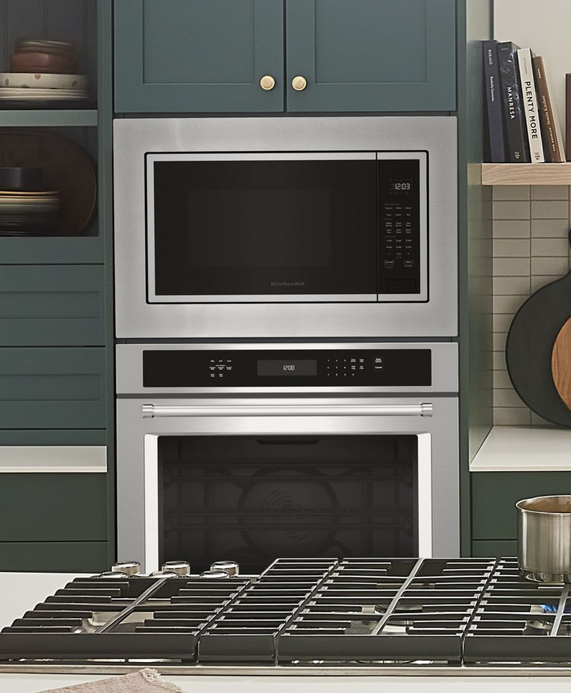 KitchenAid 27-Inch Trim Kit For 1.6 Cu. Ft. Countertop Microwave In Fingerprint Resistant Stainless Steel