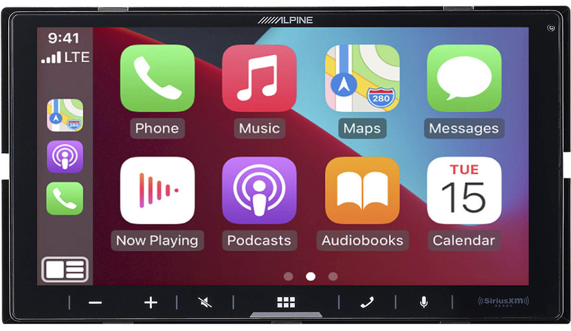 Alpine Receiver Digital Multimedia 7-Inch Ultra-Shallow with PowerStack Open Box