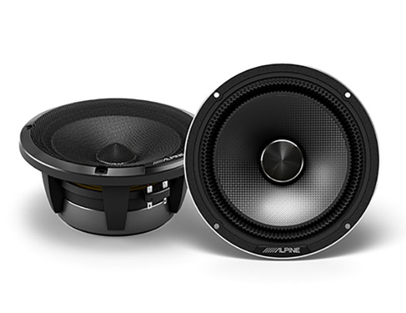 Alpine Status Hi-Res 6.5 2-Way Slim-Fit Component Speaker Set