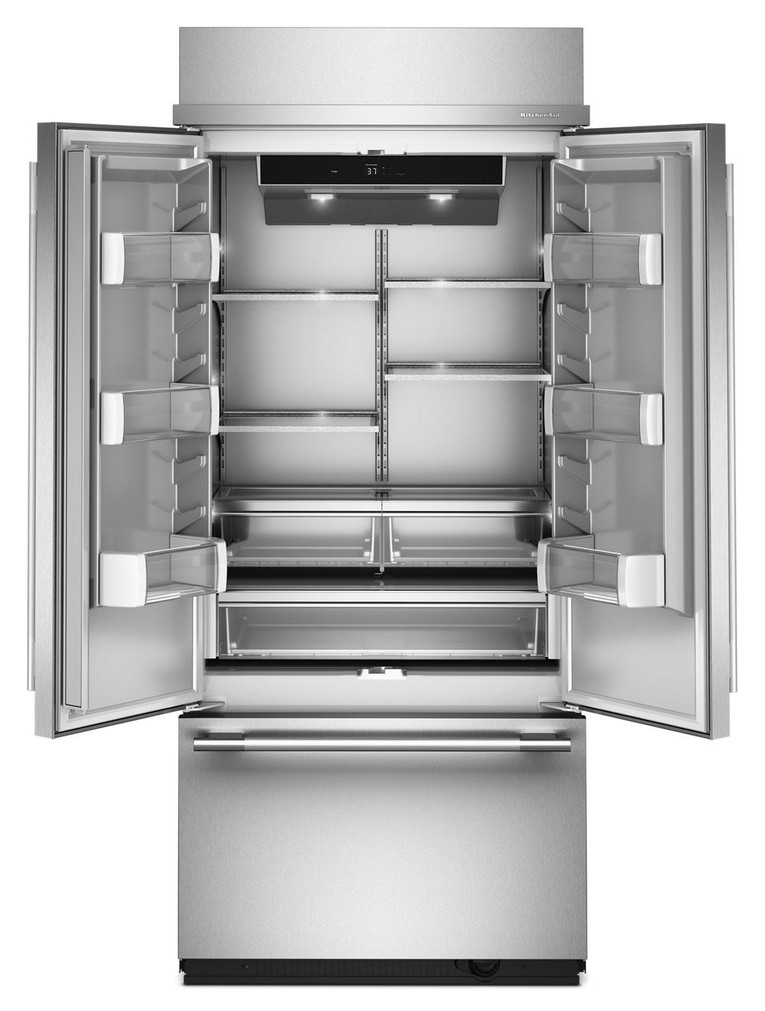 KitchenAid 20.8 Cu. Ft. Built-In French Door Refrigerator 36-Inch Wide in PrintShield Stainless Steel