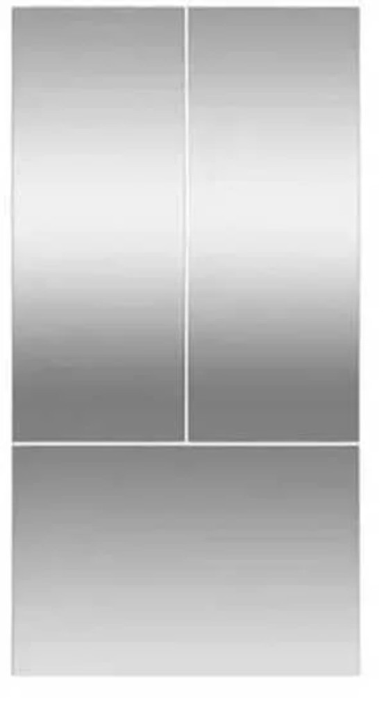 Fisher  Paykel Stainless Steel Door Panel For Integrated Refrigerator Freezer, 36, French Door