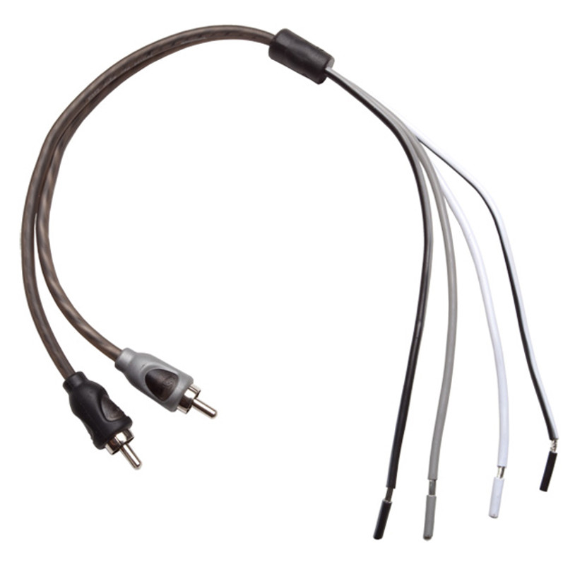 Rockford Fosgate Speaker Line To Male RCA Adapter