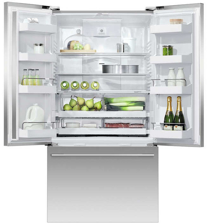 Fisher  Paykel Series 7 20.1 Cu. Ft. French Door Refrigerator 36-Inch Wide in Stainless Steel