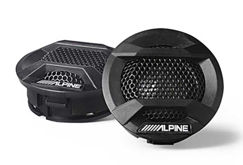 Alpine 1 Component Tweeters For 2007-Up Jeep Wrangler  Jeep Gladiator
