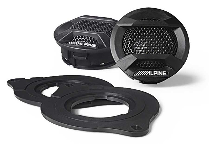 Alpine 1 Component Tweeters For 2007-Up Jeep Wrangler  Jeep Gladiator