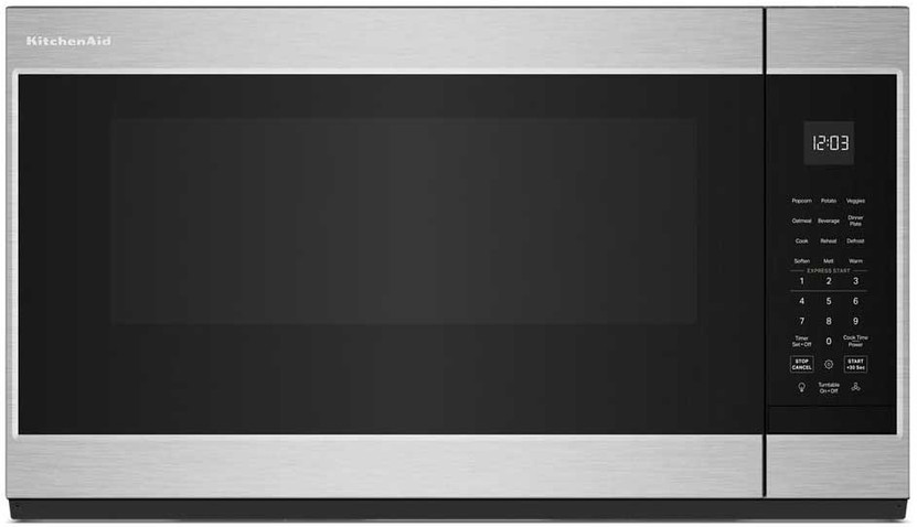 KitchenAid Over-The-Range Microwave Oven 1.9 Cu. Ft in PrintShield Stainless Steel