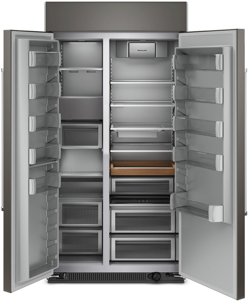 KitchenAid 25.5 Cu. Ft. Built-In Side-By-Side Refrigerator 42-Inch Wide in Panel-Ready