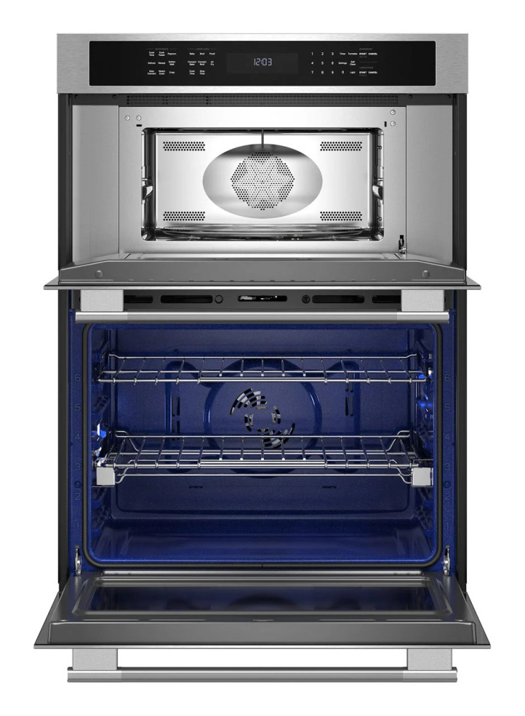 KitchenAid Microwave Wall Oven Combination 30-Inch in PrintShield Stainless Steel