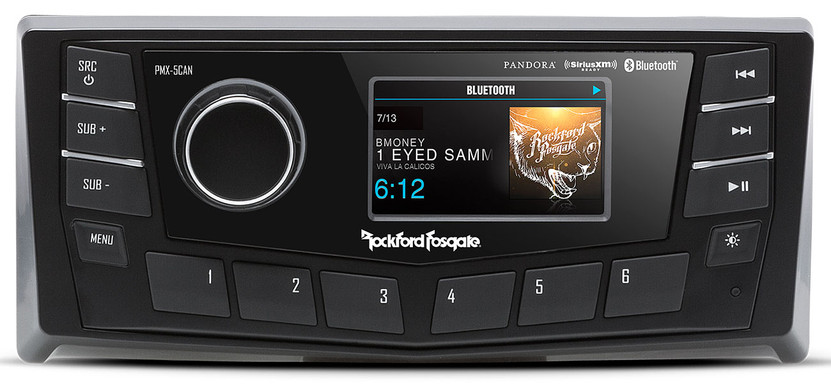 Rockford Fosgate Punch Marine AMFMWB 2.7 Digital Media Receiver