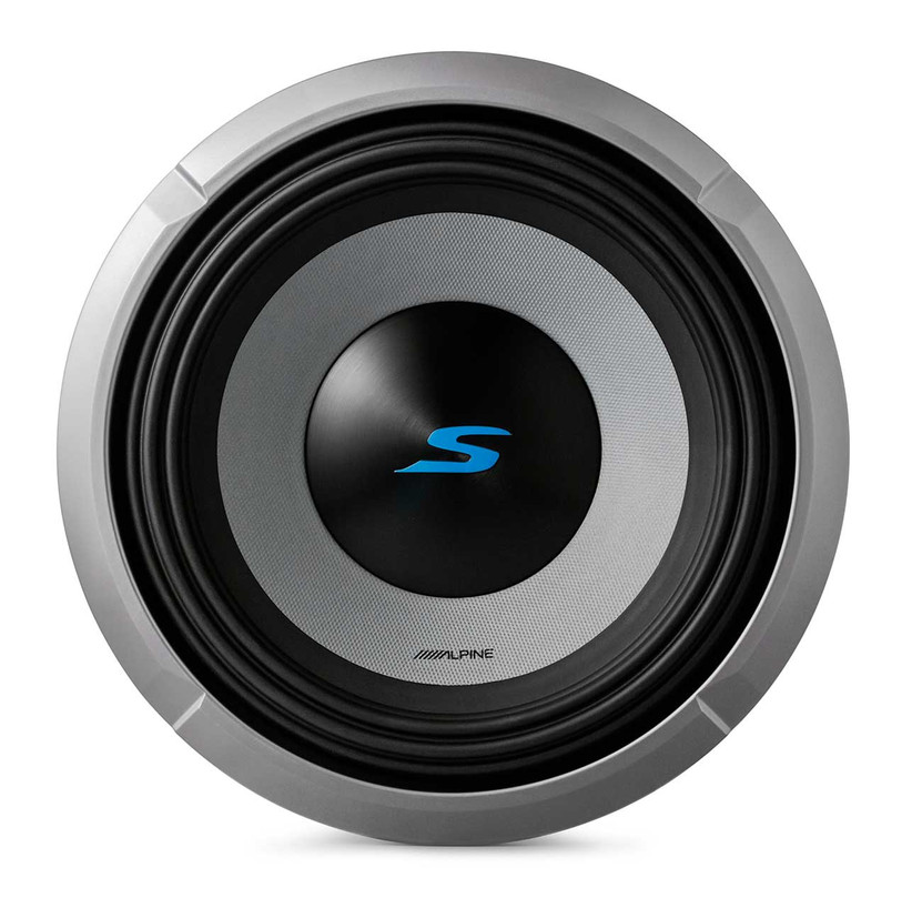 Alpine S-Series 10-Inch Dual 2-Ohm Mobile Subwoofer