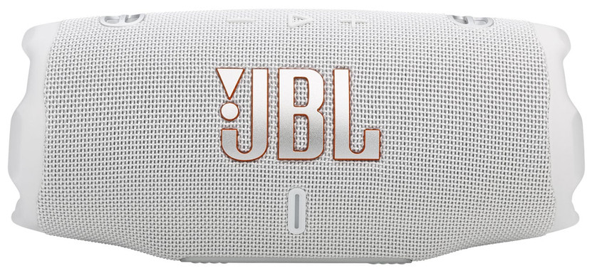 JBL Charge 6 Portable Bluetooth Speaker Waterproof with AI Sound Boost in White