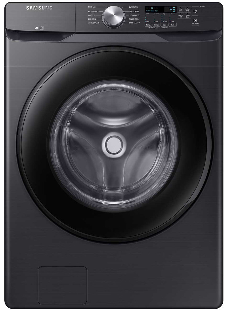Samsung Brushed Black Smart Front Load Washer  Smart Gas Dryer Package