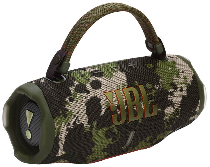 JBL Charge 6 Portable Bluetooth Speaker Waterproof with AI Sound Boost in Squad