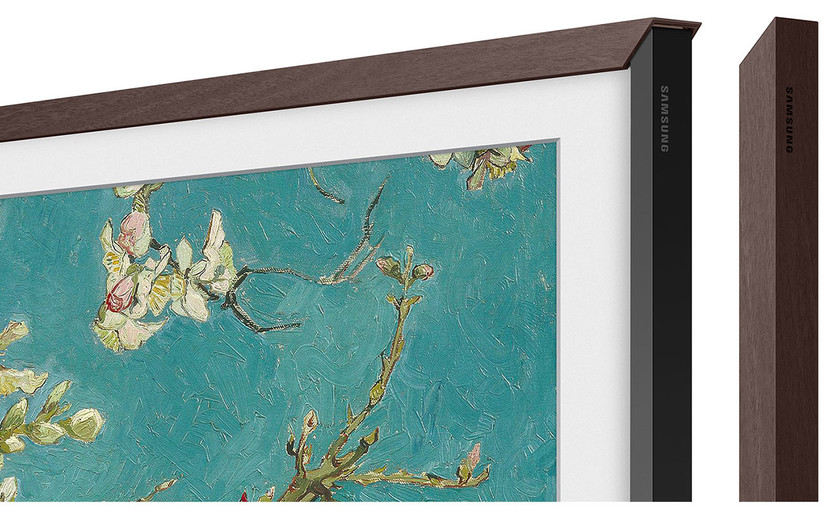 Samsung 2023 32 The Frame Customizable Bezel In Modern Brown