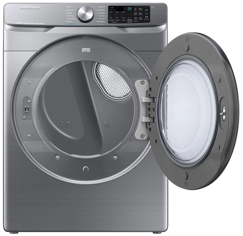 Samsung 7.5 Cu. Ft. Platinum Smart Electric Dryer With Steam Sanitize