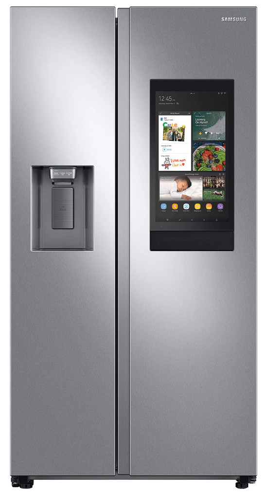 Samsung 21.5 Cu. Ft. Counter Depth Side-By-Side Refrigerator 36-Inch Wide Fingerprint Resistant Stainless Steel