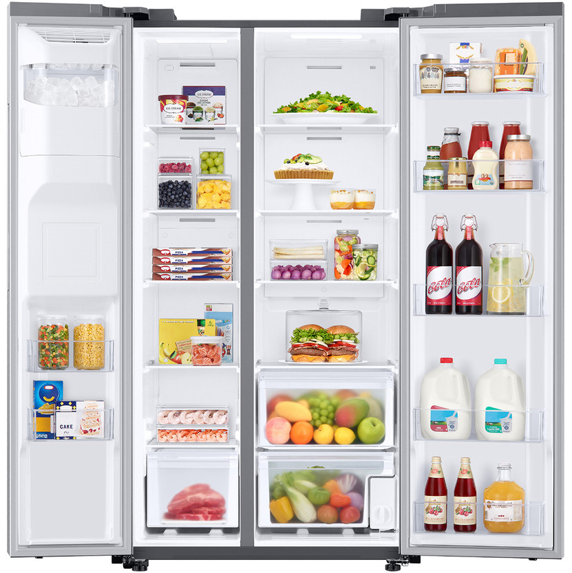 Samsung ADA 27.4 Cu. Ft. Stainless Steel Smart Side-By-Side Refrigerator
