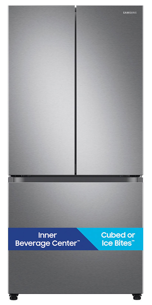 Samsung 25 Cu. Ft. 3-Door French Door Refrigerator 33-Inch Wide ADA in Fingerprint Resistant Stainless Steel