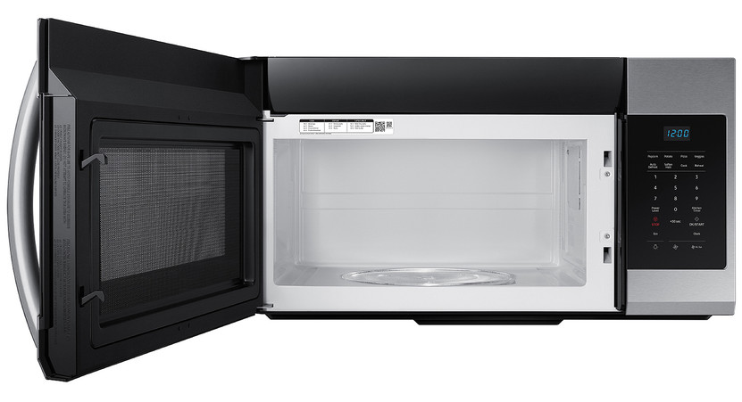 Samsung 1.7 Cu. Ft. Fingerprint Resistant Stainless Steel Over-The-Range Microwave
