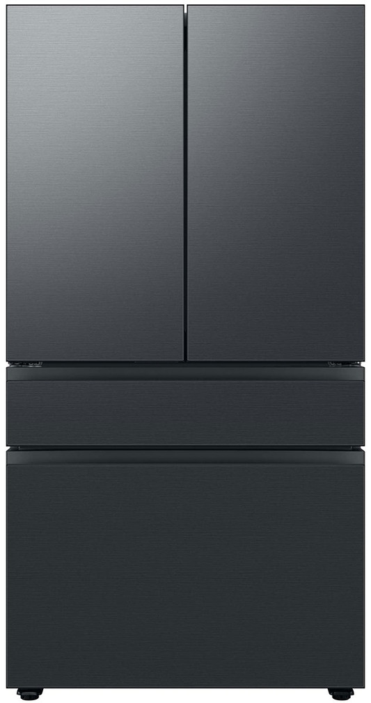 Samsung Matte Black Steel BESPOKE 4-Door French Door Refrigerator Bottom Panel