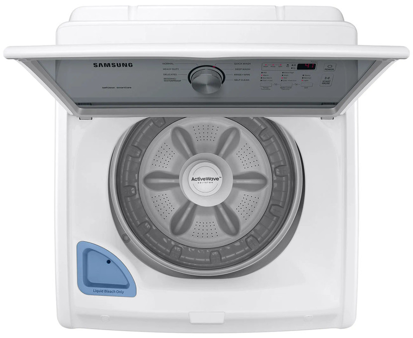 Samsung 4.4 Cu. Ft. White Top Load Washer With Agitator And Soft-Close Lid