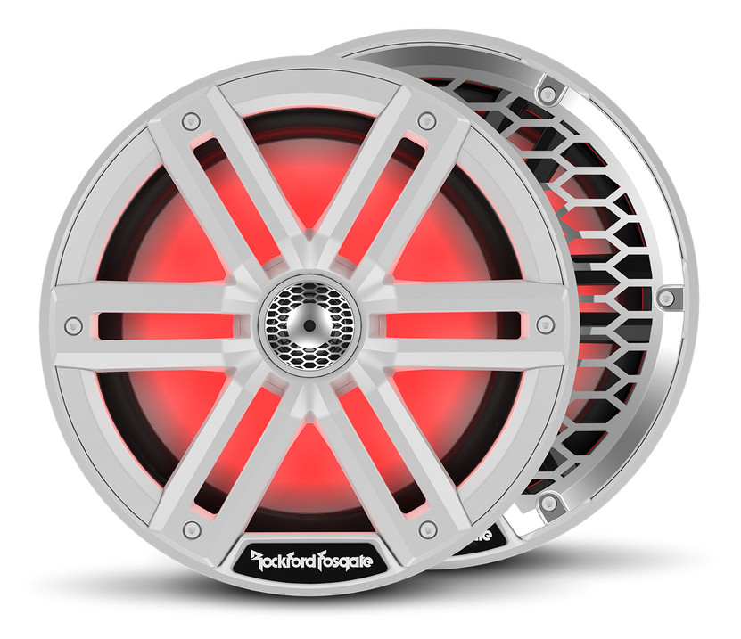 Rockford Fosgate M2 8 Color Optix White Marine 2-Way Speakers Pair
