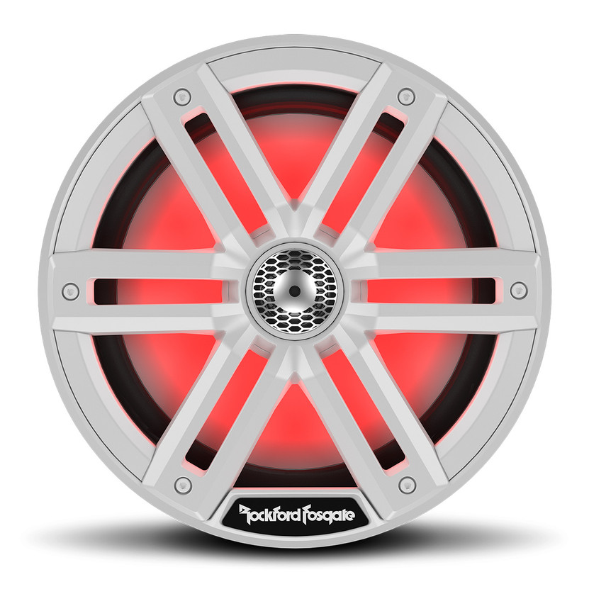 Rockford Fosgate M2 8 Color Optix White Marine 2-Way Speakers Pair