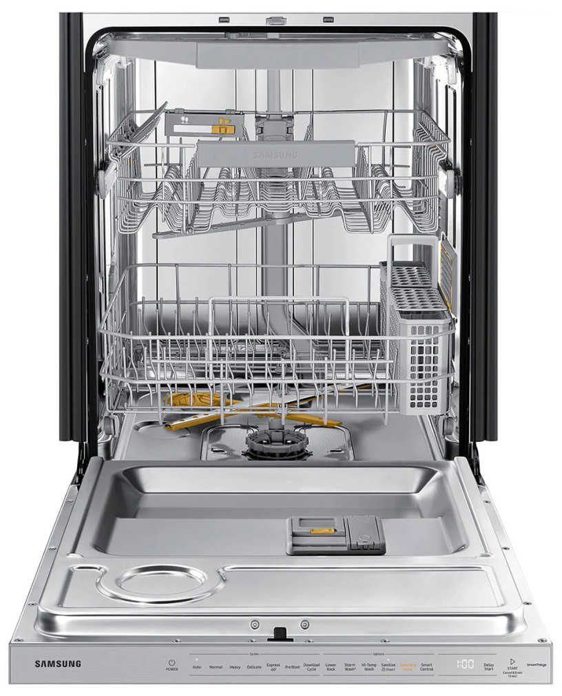 Samsung 24 Fingerprint Resistant Stainless Steel Smart Dishwasher With StormWash 42dBA With Smart Dry