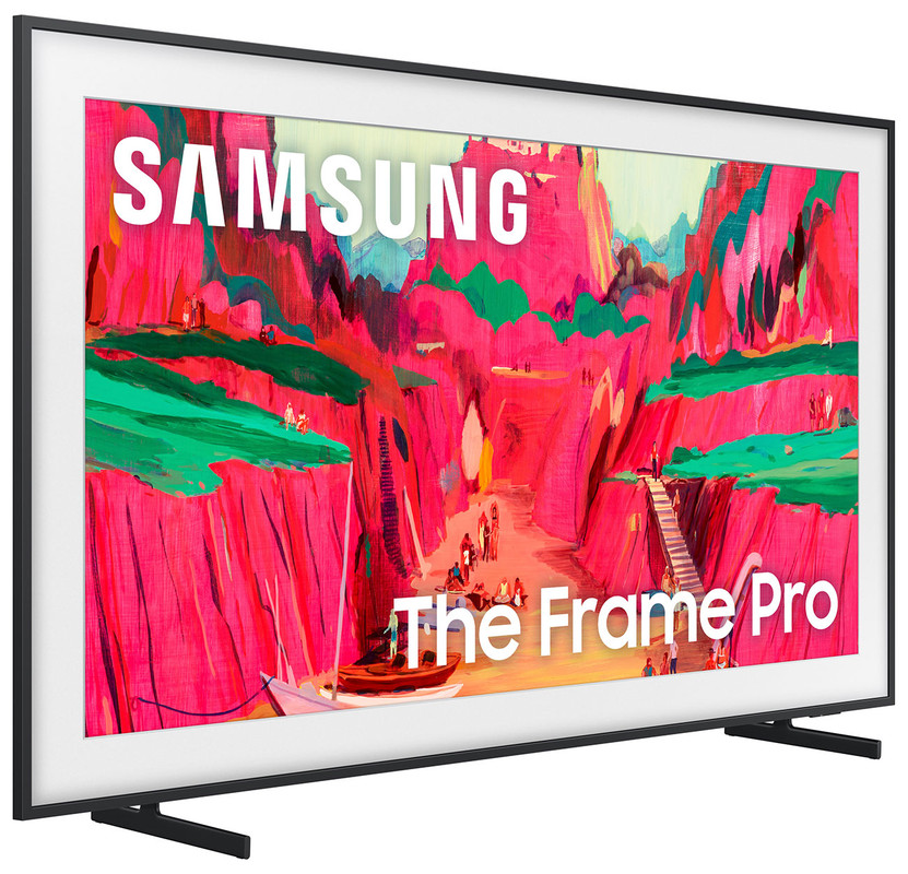 Samsung The Frame Pro LS03FW Neo QLED 4K 75-Inch Smart TV in Black