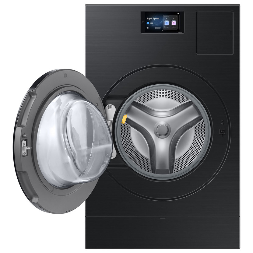 Samsung Bespoke 5.3 Cu. Ft. AI Vented Laundry Combo Washer and Electric Dryer in Brushed Black
