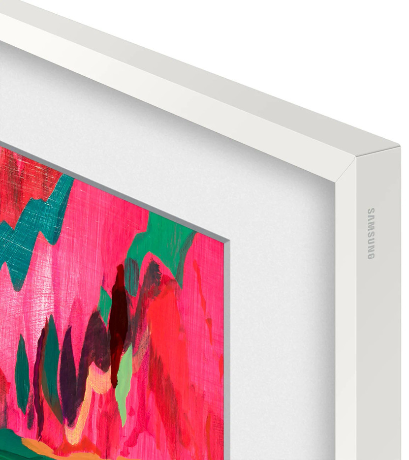 Samsung 75-inch The Frame Customizable Bezel in Modern White