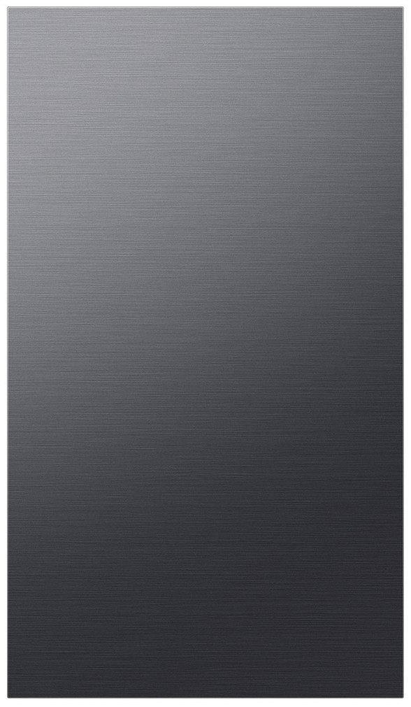 Samsung Matte Black Steel BESPOKE 4-Door Flex Refrigerator Bottom Panel