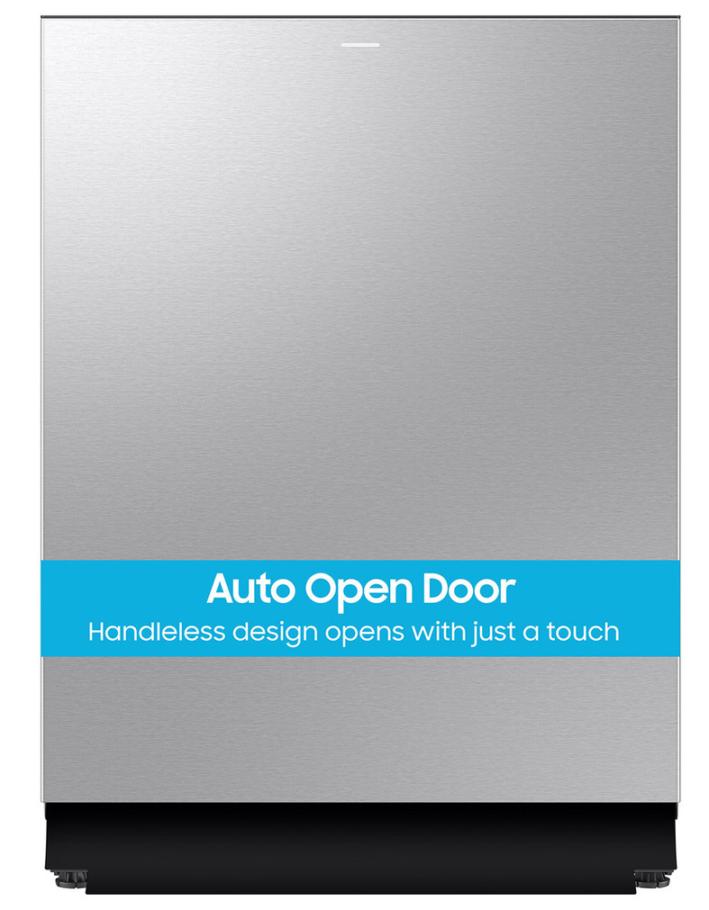 Samsung Bespoke 38dBA Auto Open Door Dishwasher in Fingerprint Resistant Stainless Steel