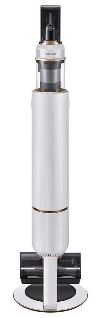 Samsung Bespoke Jet Cordless Stick Vacuum with All-in-One Clean Station in Misty White