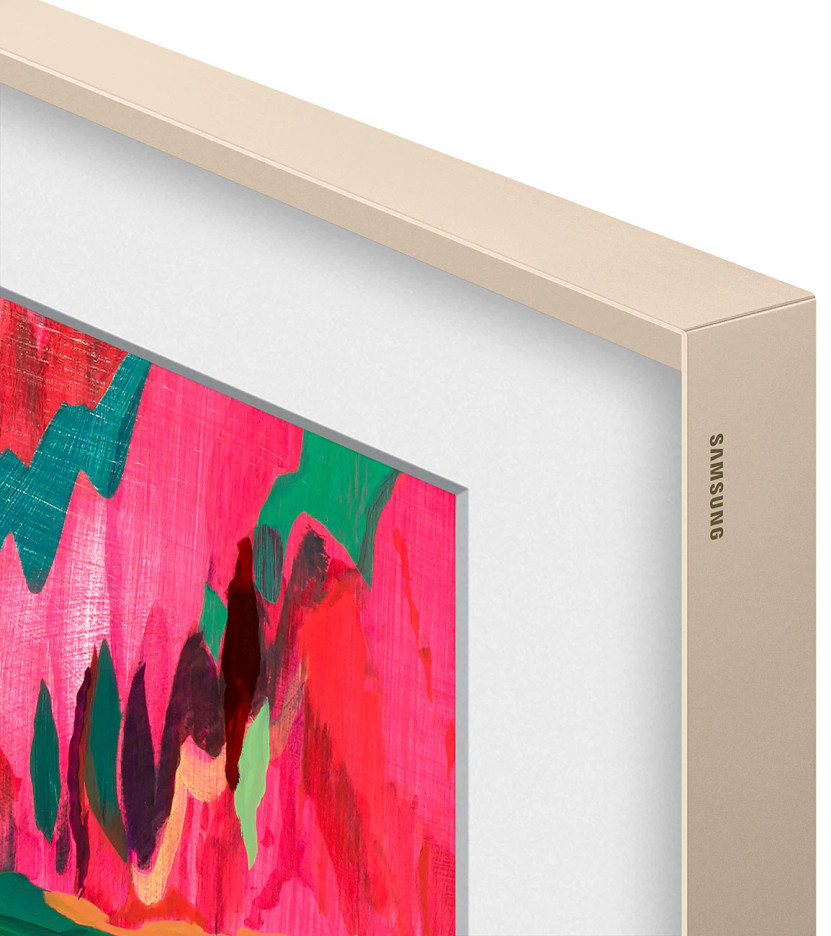 Samsung 65-inch The Frame Customizable Bezel in Sand Gold Metal