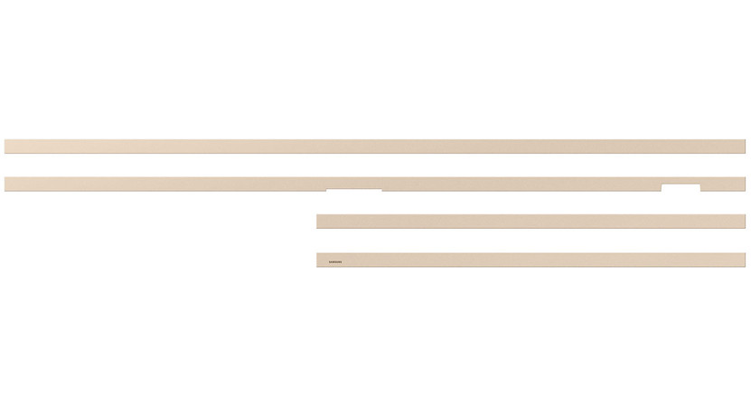 Samsung 75-inch The Frame Customizable Bezel in Sand Gold Metal