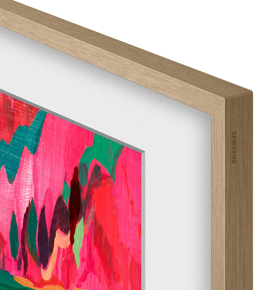 Samsung 75-inch The Frame Customizable Bezel in Modern Teak
