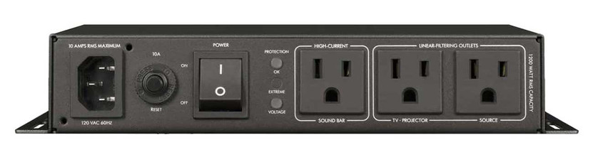 AudioQuest PowerQuest TV3 3-Outlet Surge Protector for Wall-Mounted TVs