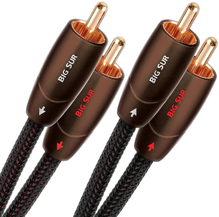 AudioQuest 3.3 Feet Big Sur Analog Interconnect Cable