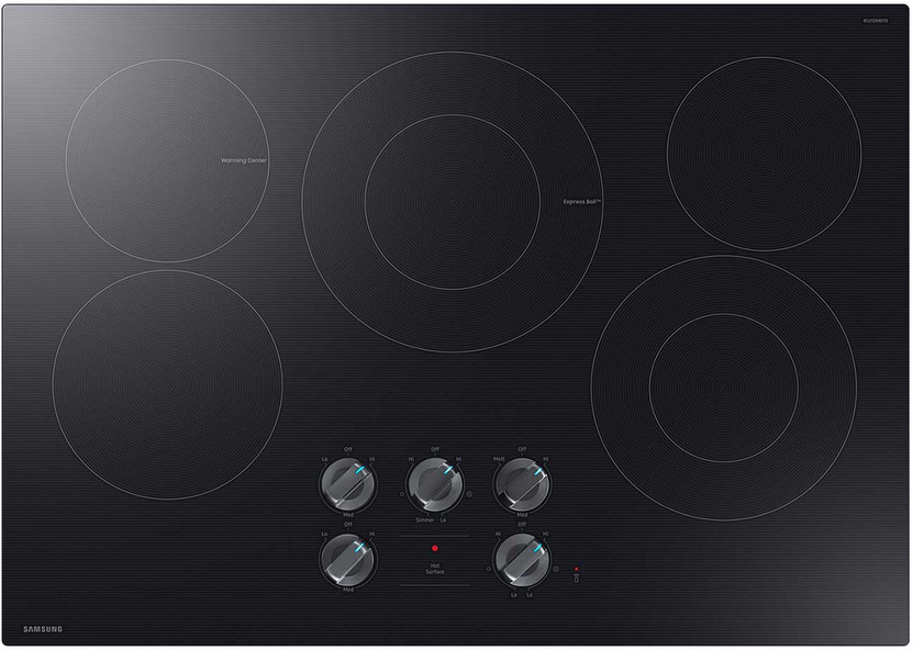 Samsung Electric Cooktop 30-Inch with Illuminated Knobs