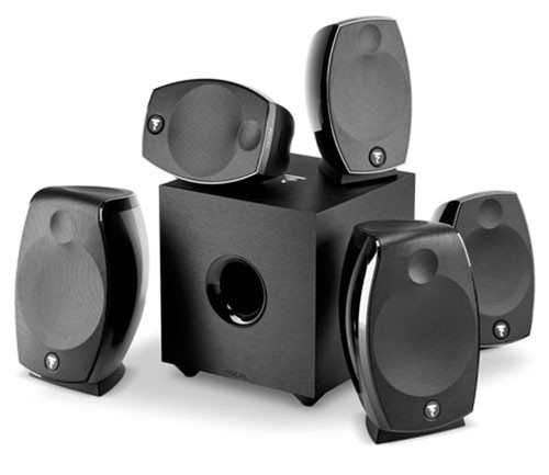 Focal Sib Evo 5.1.2 Black Home Speaker System With Dolby Atmos  Subwoofer