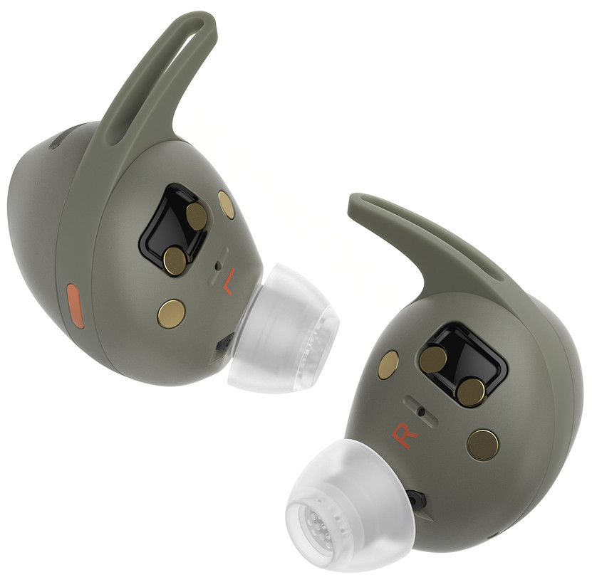 Sennheiser MOMENTUM Sport Earbuds Noise Canceling in Olive