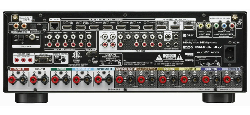 Denon Black 9.4-Channel 8K AV Receiver