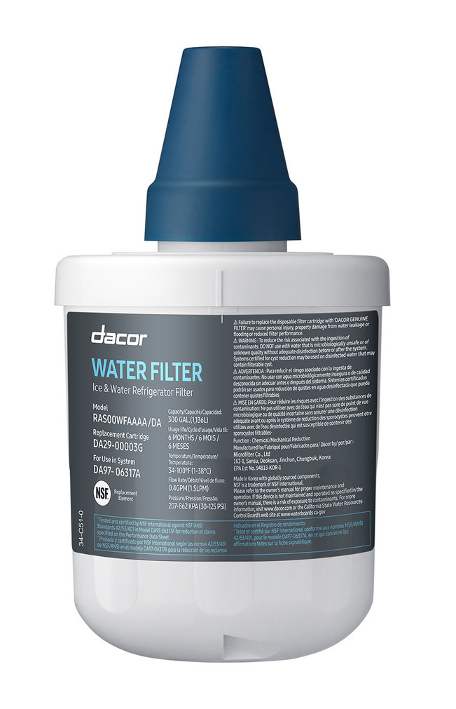 Dacor Ice  Water Refrigerator Filter