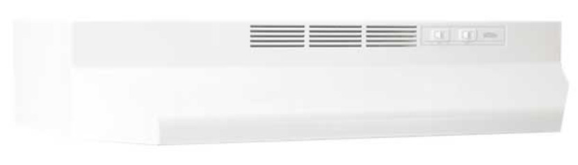 Broan ADA 41000 Series 30 White Under-Cabinet Range Hood