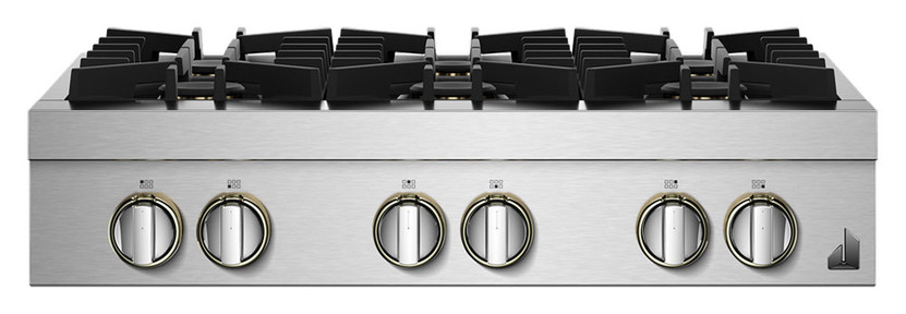 JennAir RISE 36 Stainless Steel Gas Rangetop