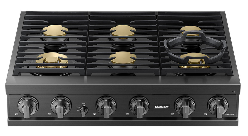 Dacor Contemporary 36 Graphite Stainless Natural Gas Rangetop