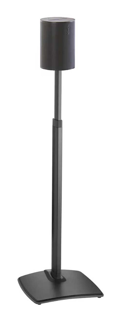 Sanus Black Height Adjustable Speaker Stand For Sonos Era 100 Each